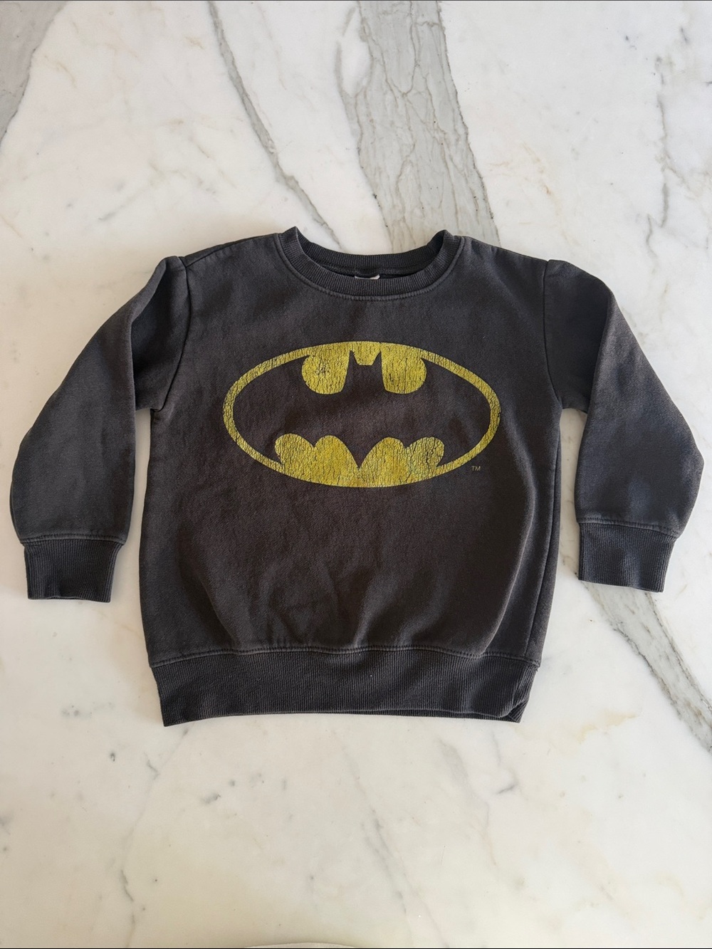 GAP Kids Black Batman Logo Sweatshirt